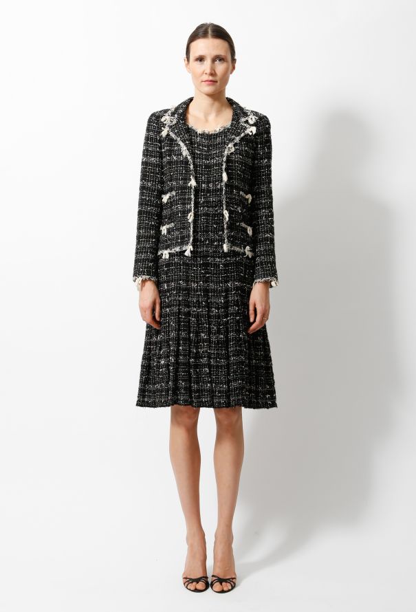 Chanel RARE Trompe L'oeil Jacket Dress - 4