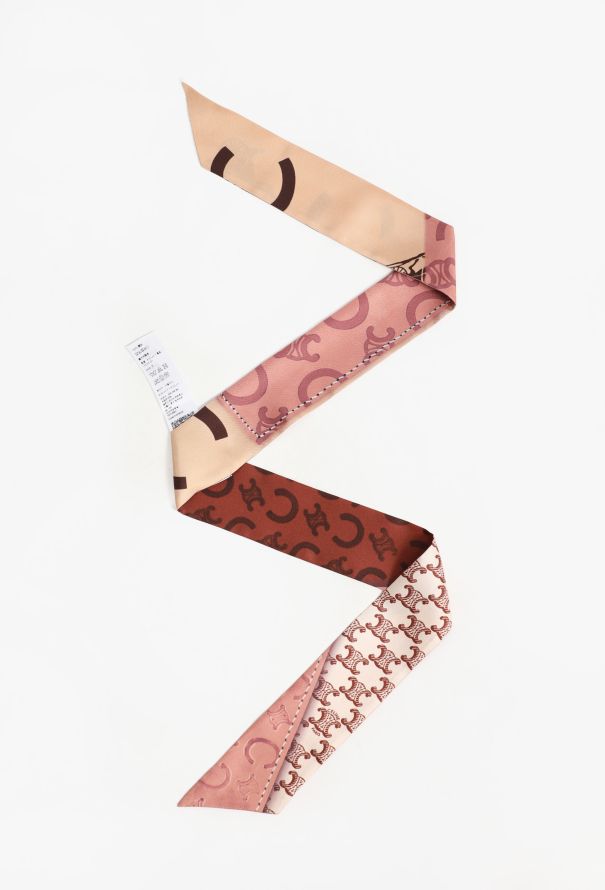 Céline Triomphe Printed Twill Scarf, 2025 - 3