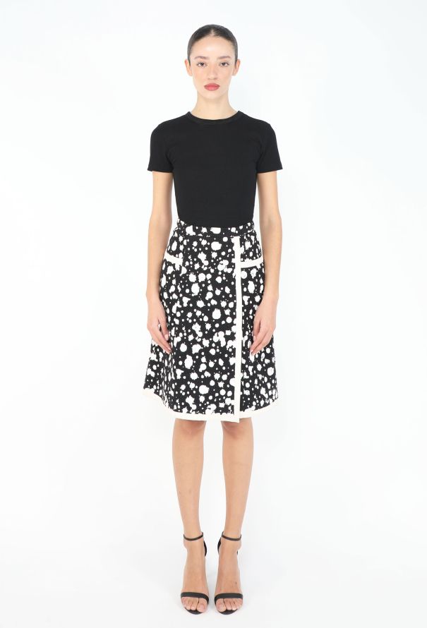 Chanel S/S 2015 Bicolor Tweed Skirt - 1