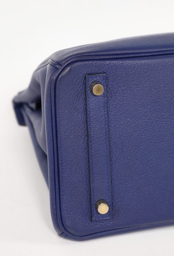 Hermès Bleu Sapphire Togo Birkin 30 - 10
