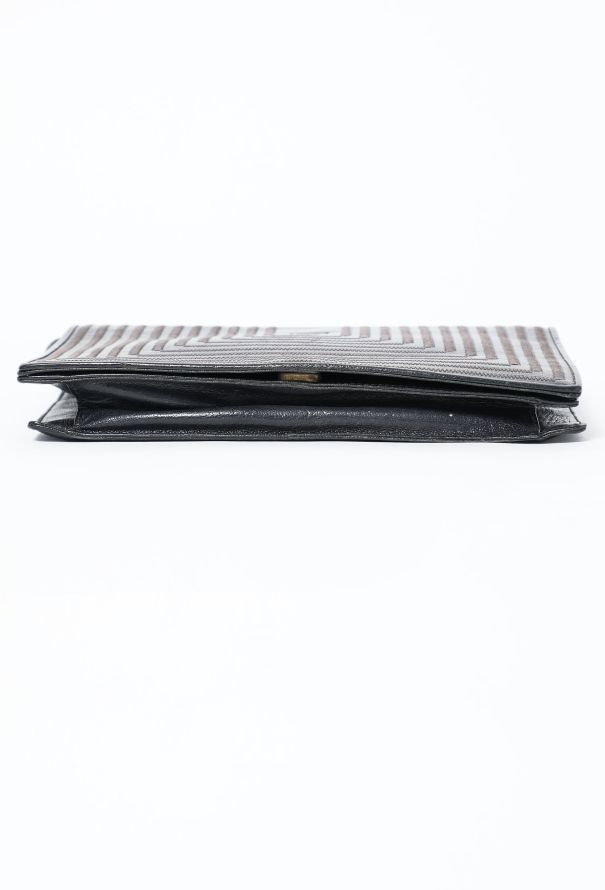 Fendi 80's Stitched Clutch - 6