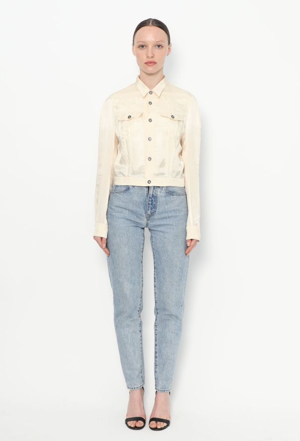 Balenciaga S/S 2003 Cropped Zip Top - 4