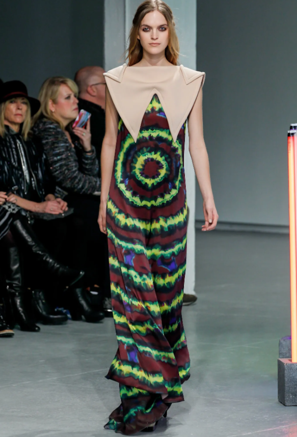 Rodarte F/W 2013 Silk Tie-Dye Dress - 2