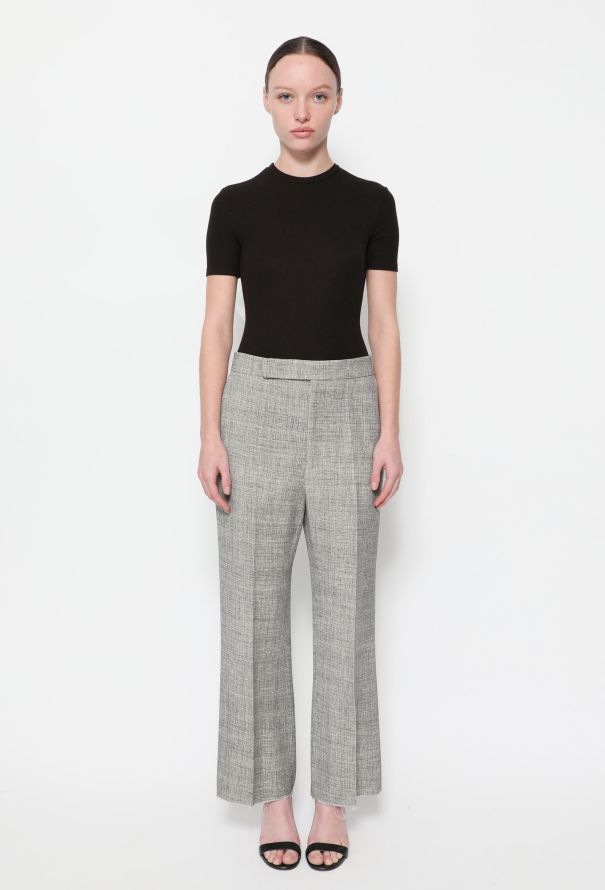 Céline Woven Wide-Leg Trousers - 1