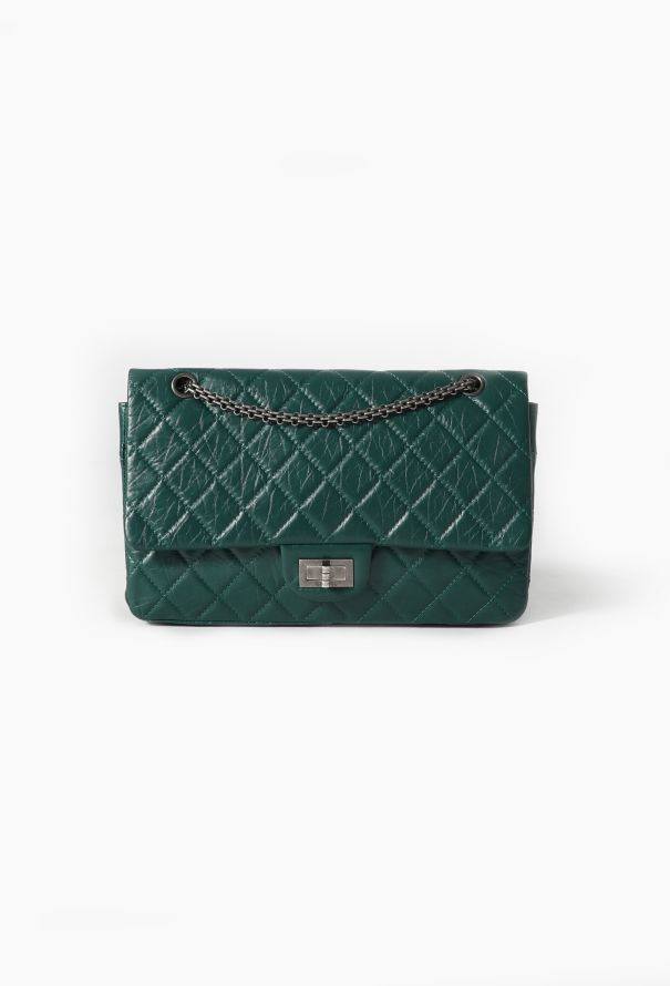 Chanel Green 2.55 Jumbo Flap Bag - 1