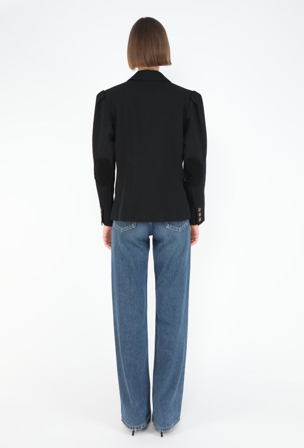 Saint Laurent '80s Double-Breasted Hourglass Blazer - 7