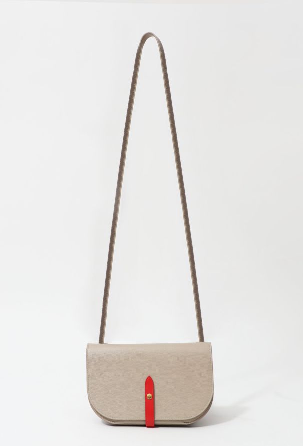 Céline Taupe Colorblock Mini Wallet - 1