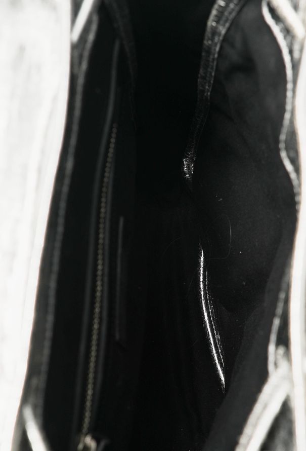 Saint Laurent Metallic Silver Venice Backpack - 17