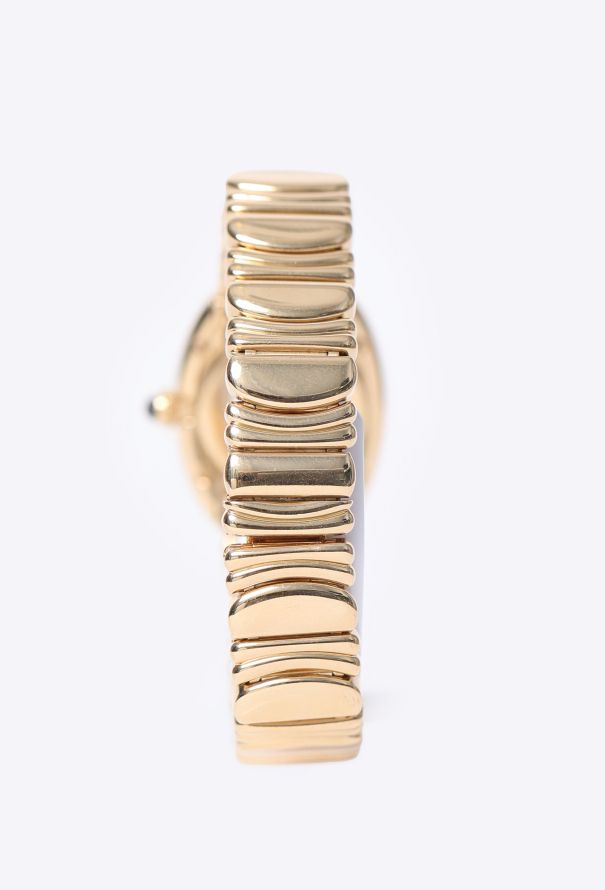 Cartier 18k Yellow Gold Baignoire Watch – Full Gold Bracelet - 7