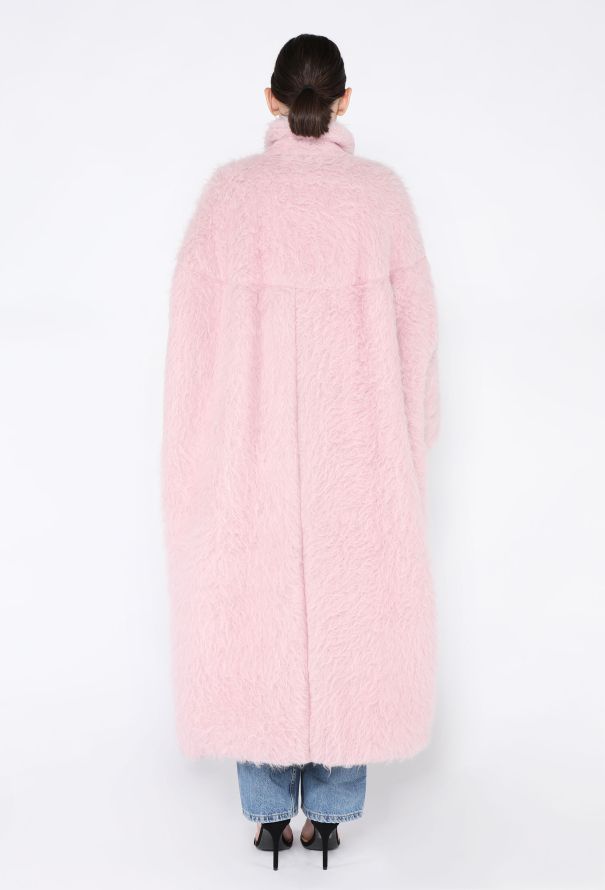 Dries Van Noten F/W 2024 Brushed Mohair Cocoon Coat - 6