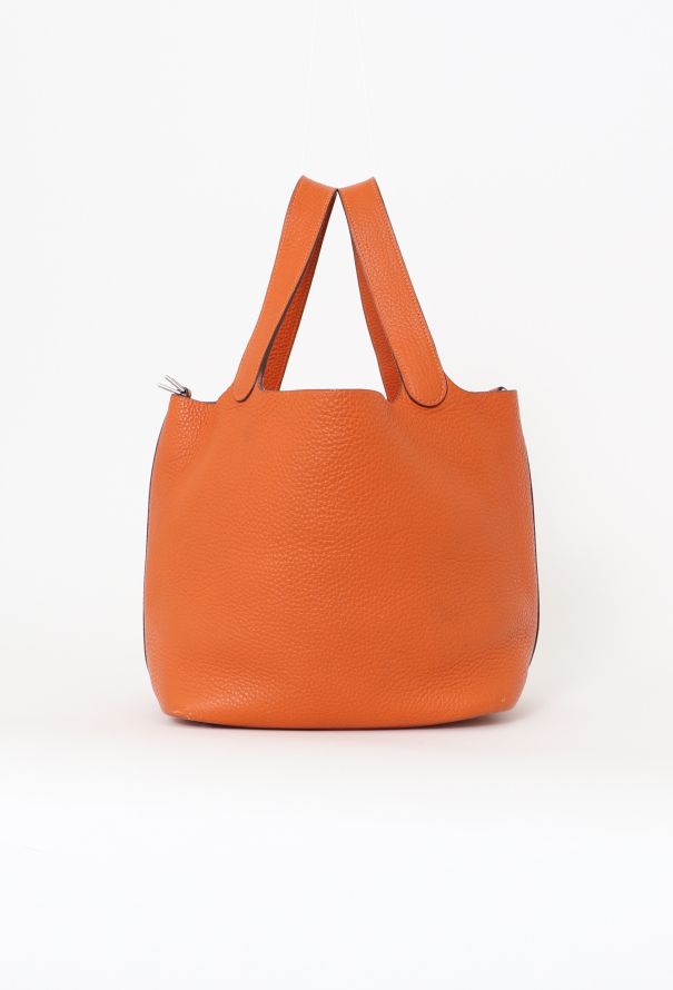 Hermès Orange Clémence Picotin 22 - 5