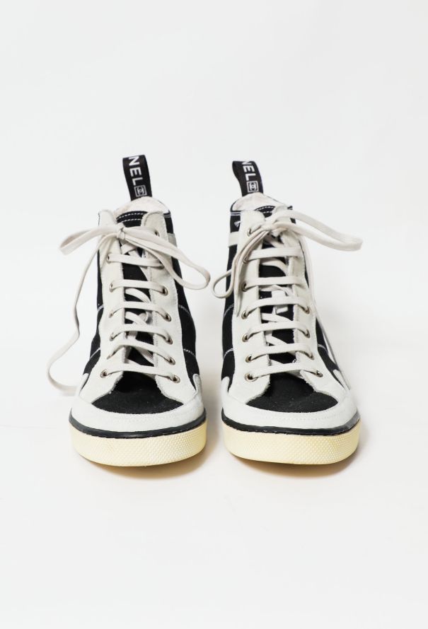 Chanel Resort 2008 High-Top Sneakers - 4
