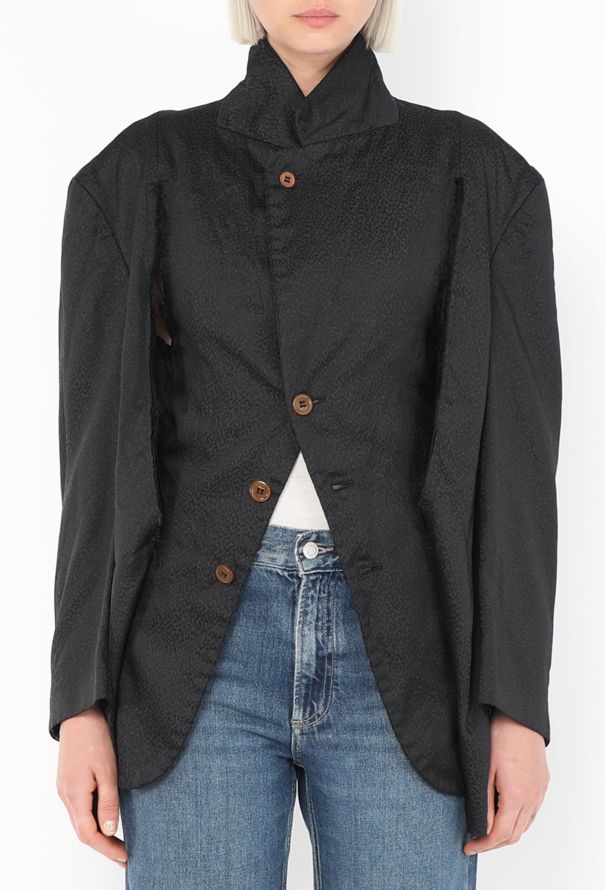 Comme des Garçons 2019 Deconstructed Textured Blazer - 4