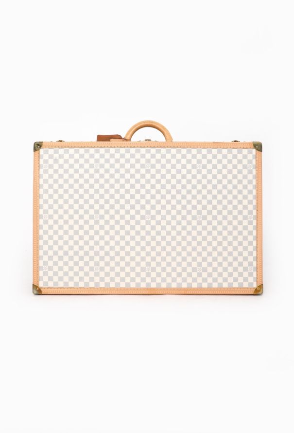 Louis Vuitton Rare Azur Alzer 75 Travel Trunk - 1