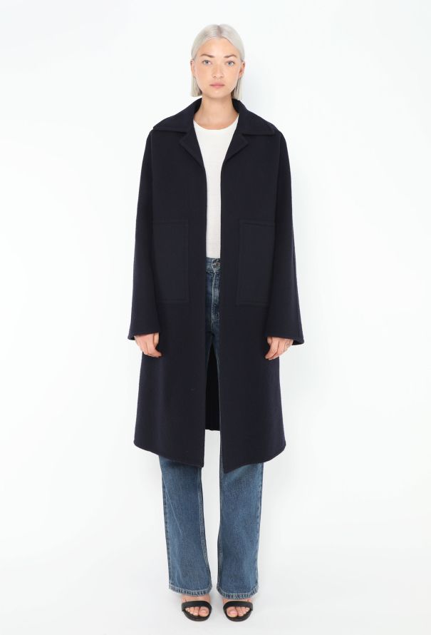 Céline Felted Oversized Pocket Coat - 1