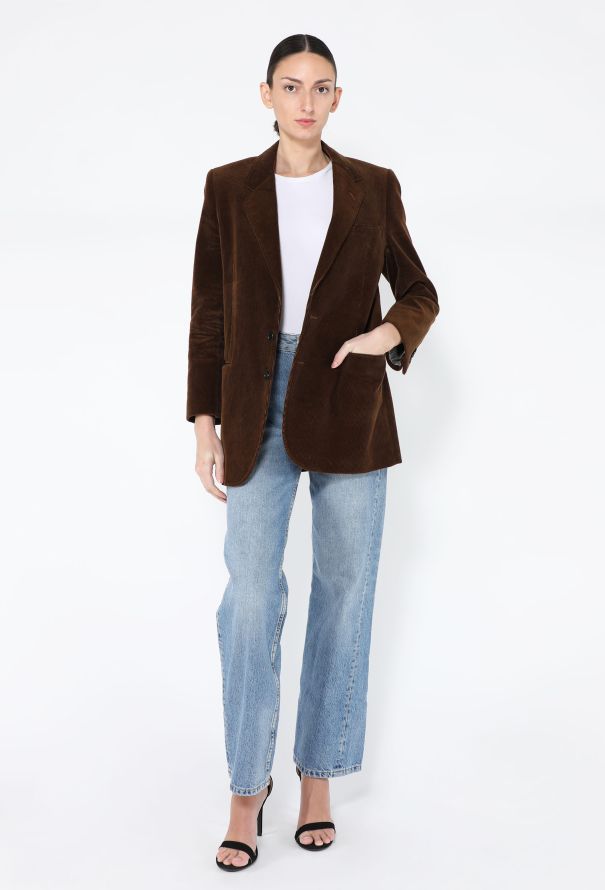 Céline F/W 2019 Tailored Corduroy Blazer - 6