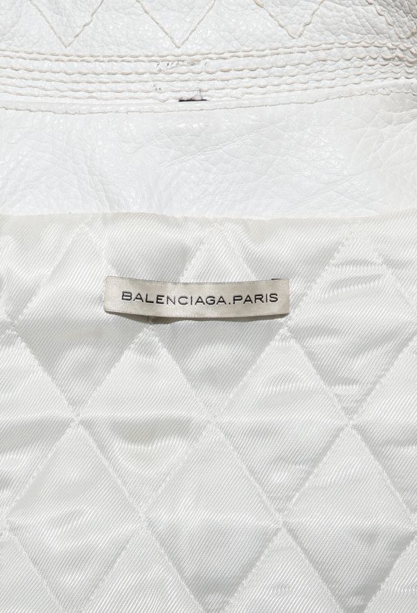 Balenciaga Collector F/W 2004 Leather Bomber Jacket - 8