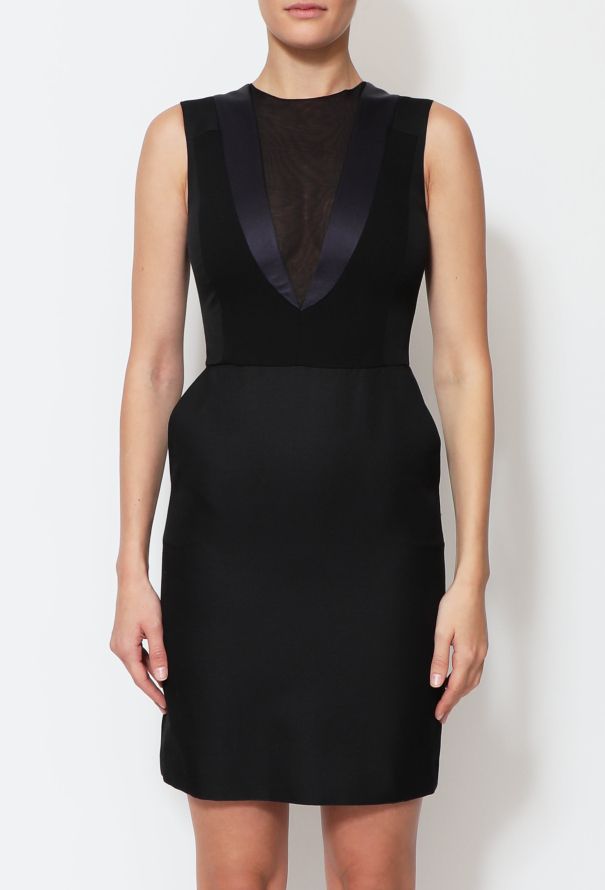Céline Smoking Tuxedo Dress - 2