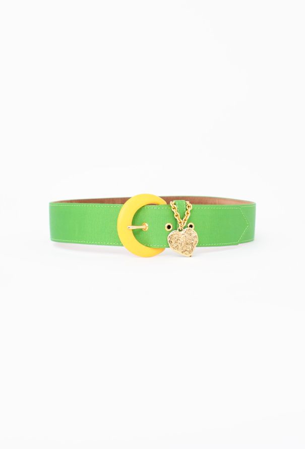 Saint Laurent 1993 Toile 'Love' Belt - 1