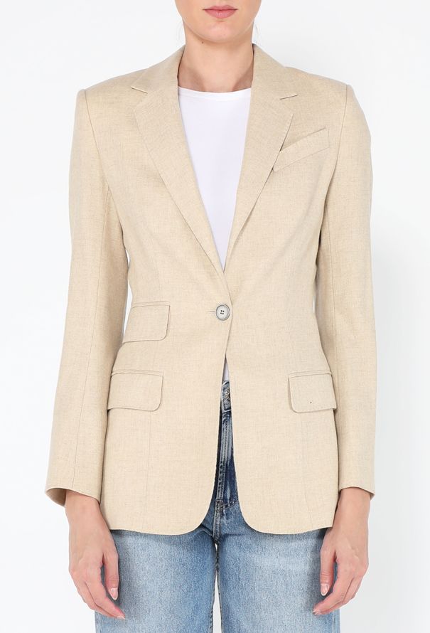 Hermès Cashmere Tailored Blazer - 1