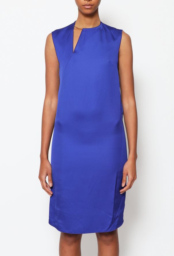 Céline Spring 2014 Indigo Shift Dress - 4