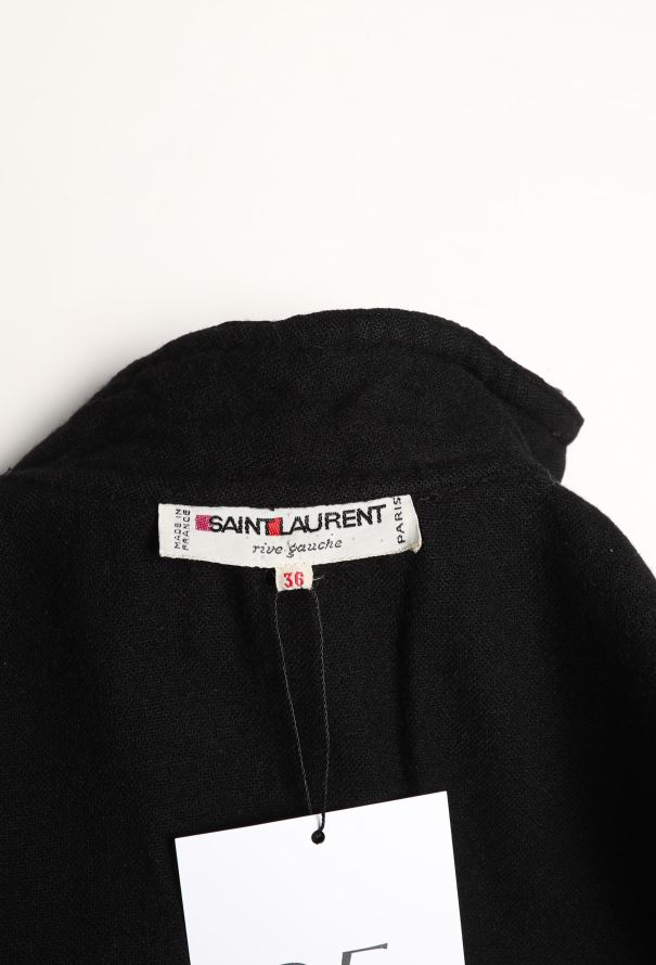 Saint Laurent 1977 Russian Braided Trim Dress - 5