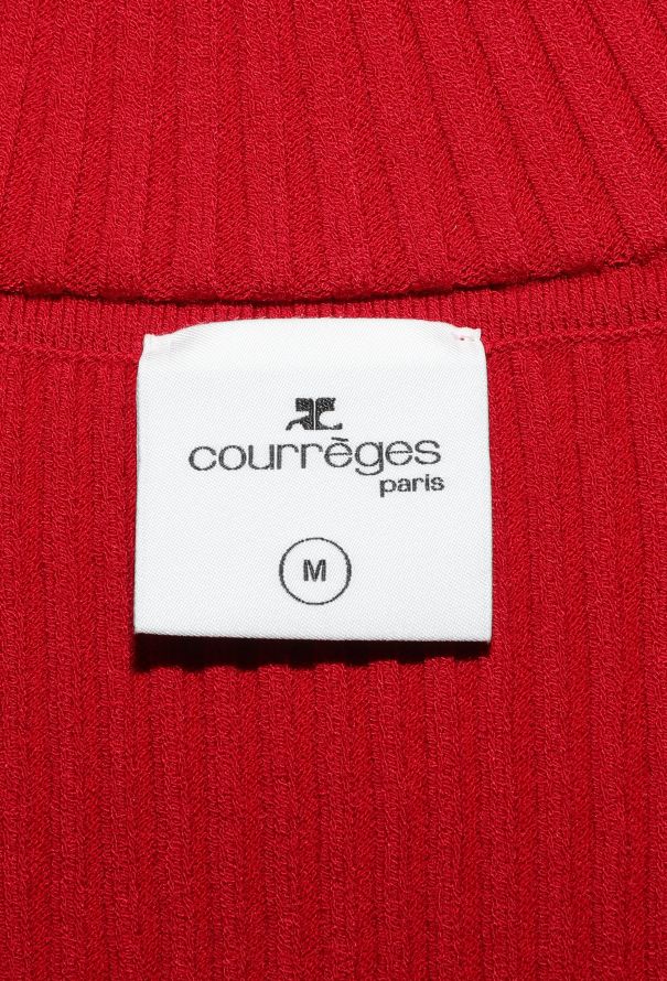 Courrèges 2023 Cut-Out Ribbed Turtleneck - 4