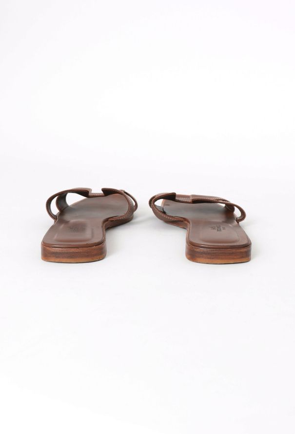 Hermès 'Oran' Calfskin Sandals - 5