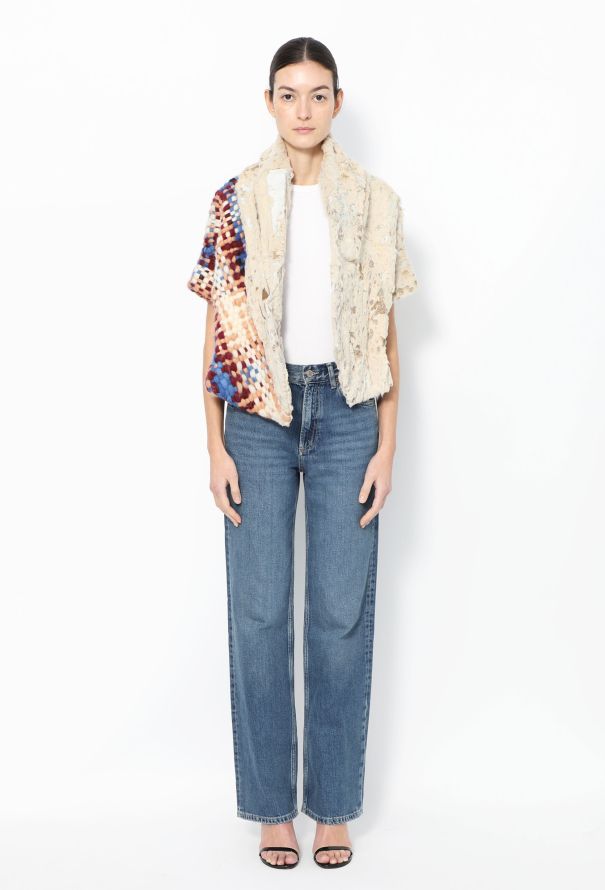 Rodarte F/W 2010 Rabbit Fur Wrap Jacket - 4