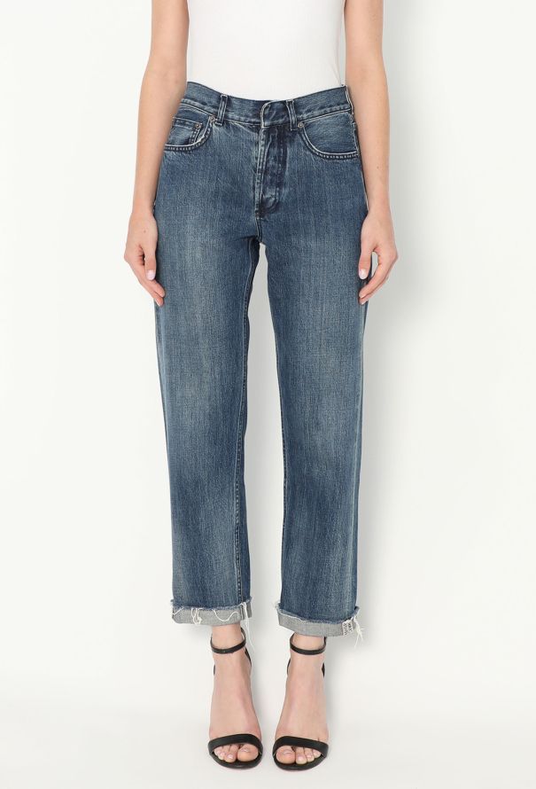 Dior 'J'Adior' Hem Boyfriend Jeans - 3