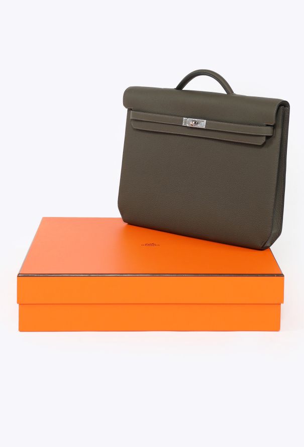Hermès Graphite Kelly Dépêches 36 Briefcase, with Box - 2
