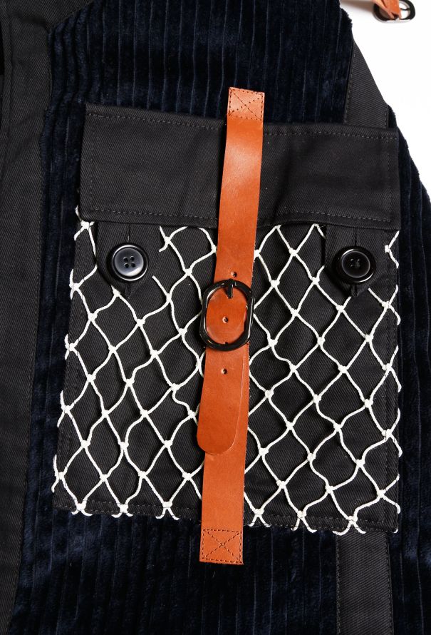 Rodarte S/S 2015 Fishnet Cargo Jacket - 7