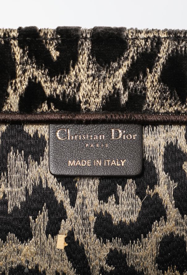 Dior Large Leopard Mizza Book Tote, F/W 2021 - 13