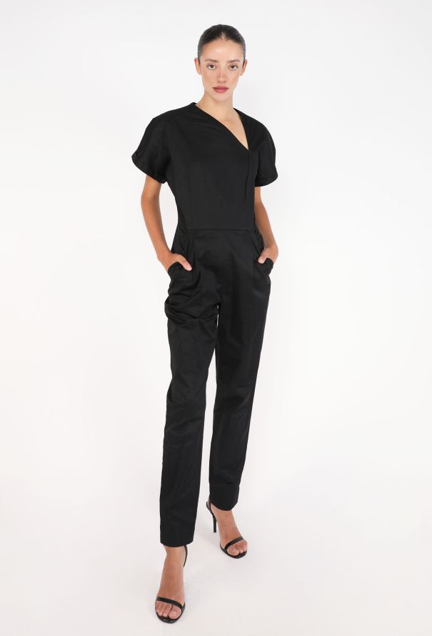 Gianni Versace Cut-Out Cotton Jumpsuit, 1980s - 2