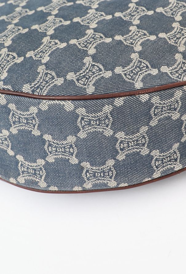 Céline Denim Triomphe Crossbody Bag - 7