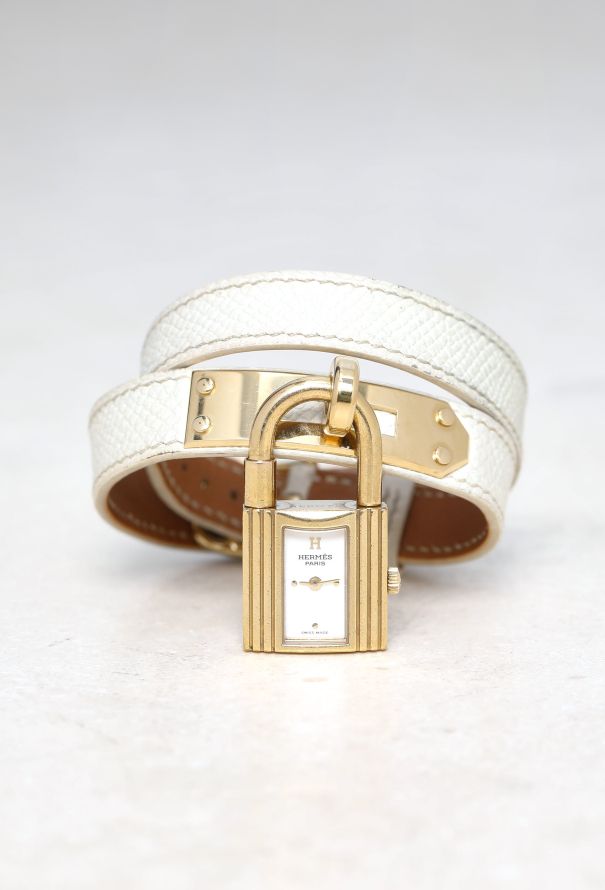 Hermès Craie Epsom Double Tour Kelly Watch - 1