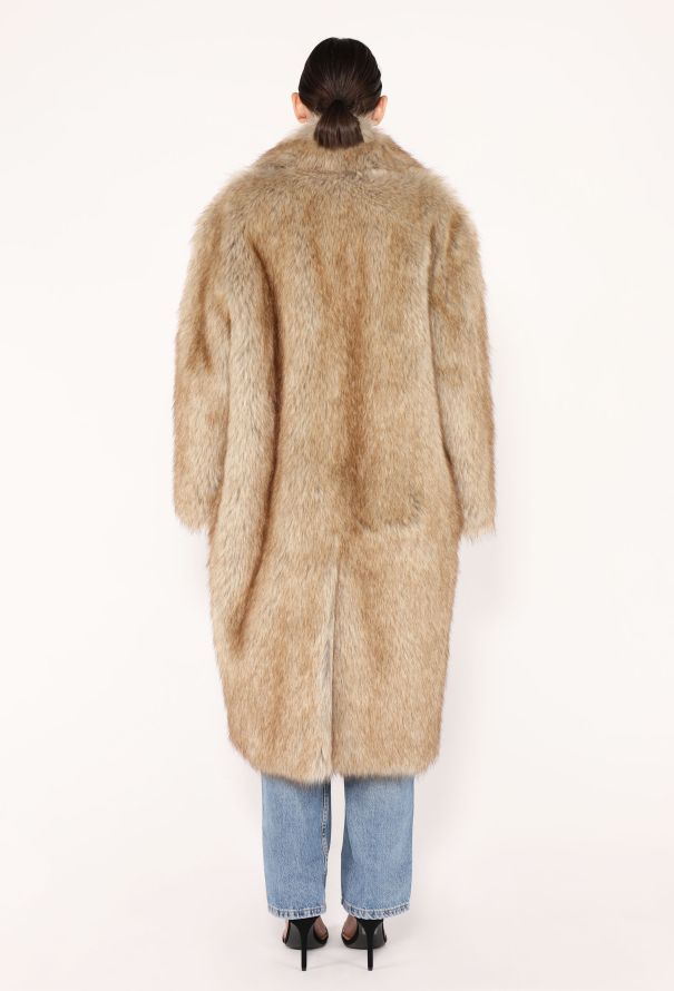 Toteme F/W 2023 Faux Fur Cocoon Coat - 6