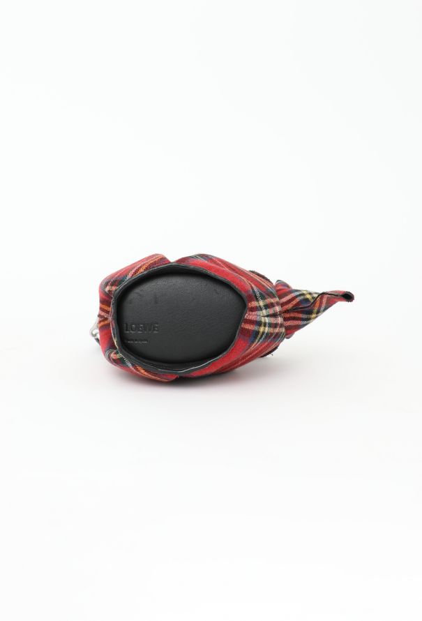 Loewe Tartan Mini Elephant Bag - 6