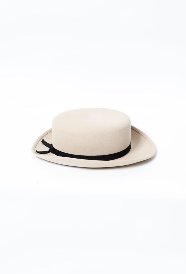Chanel Iconic S/S 2020 Felt Ribbon Hat - 3