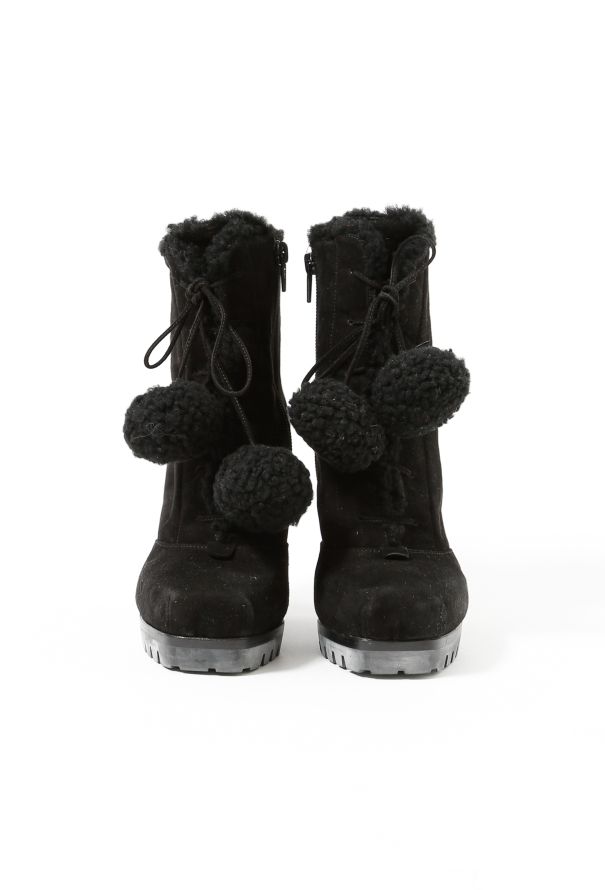 Marc Jacobs Pom Pom Shearling Boots - 2