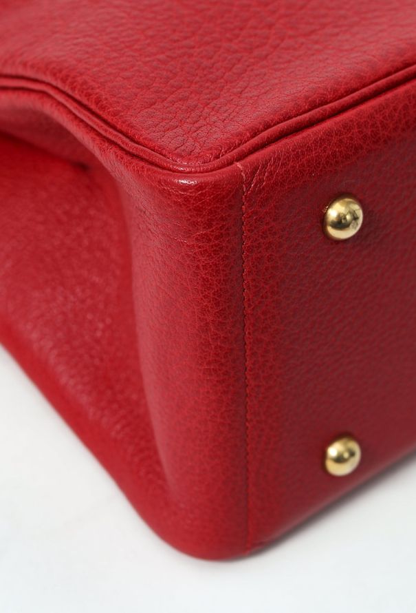 Hermès Red Buffalo Galop Tote Bag - 7