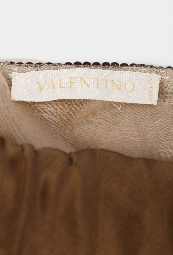 Valentino Silk Sequin Halter Gown, S/S 2005 - 6