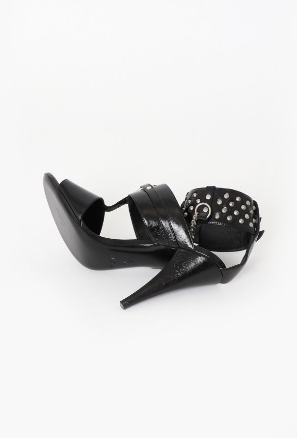 Saint Laurent F/W 2015 Studded Chainlink Pumps - 6