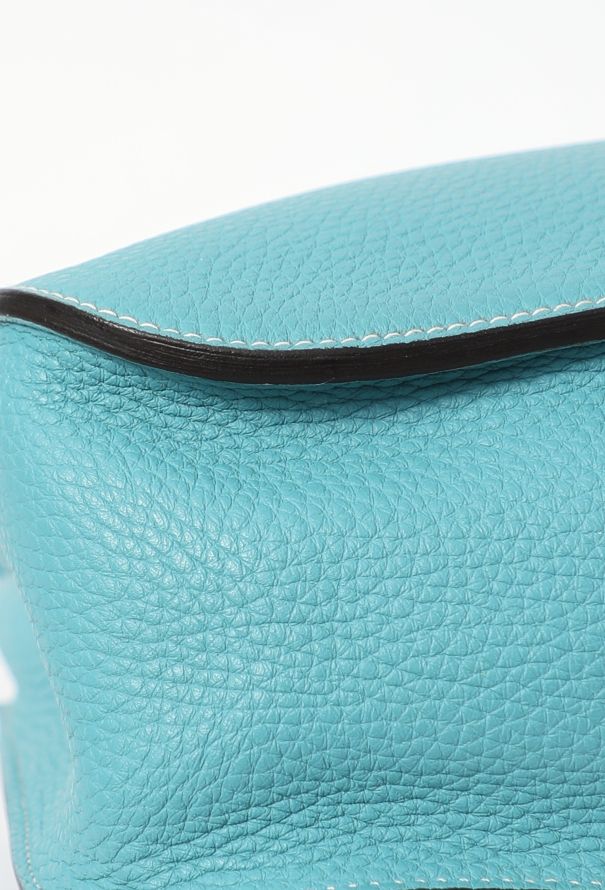 Hermès Bleu Jean Taurillon Clémence Halzan 31 - 14