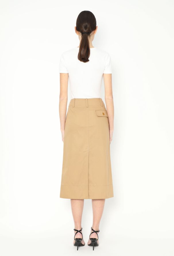 Givenchy 2019 Asymmetrical Gabardine Skirt - 4