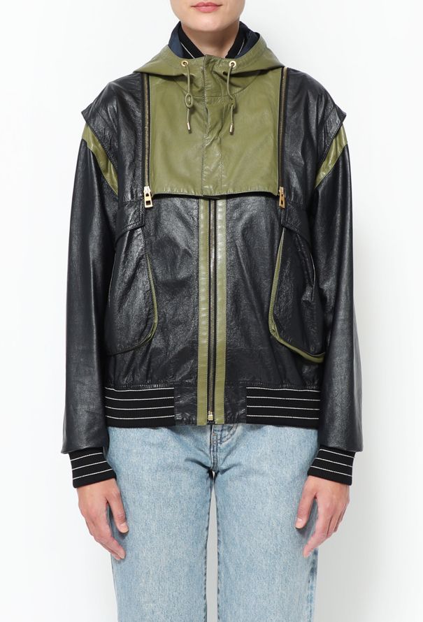 Loewe F/W 2015 Zip Hood Bomber Jacket - 3