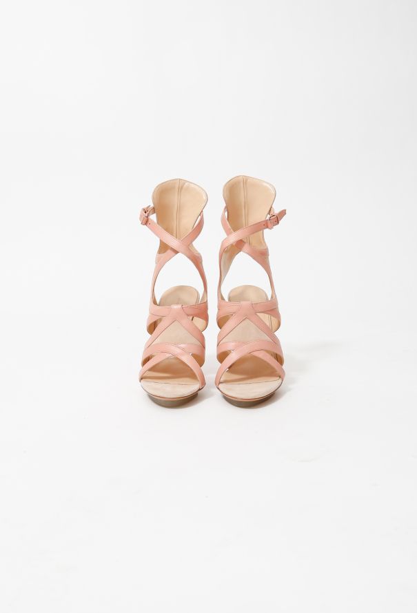 Balenciaga Resort 2009 Leather Trim Suede Sandals - 3