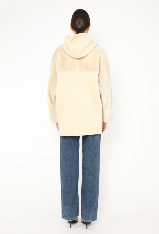 '90s Hooded Shearling Parka - 5