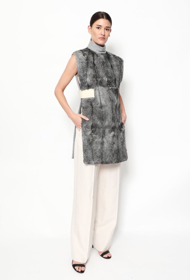 Céline Pre-Fall 2013 Fur & Cashmere Tunic - 4