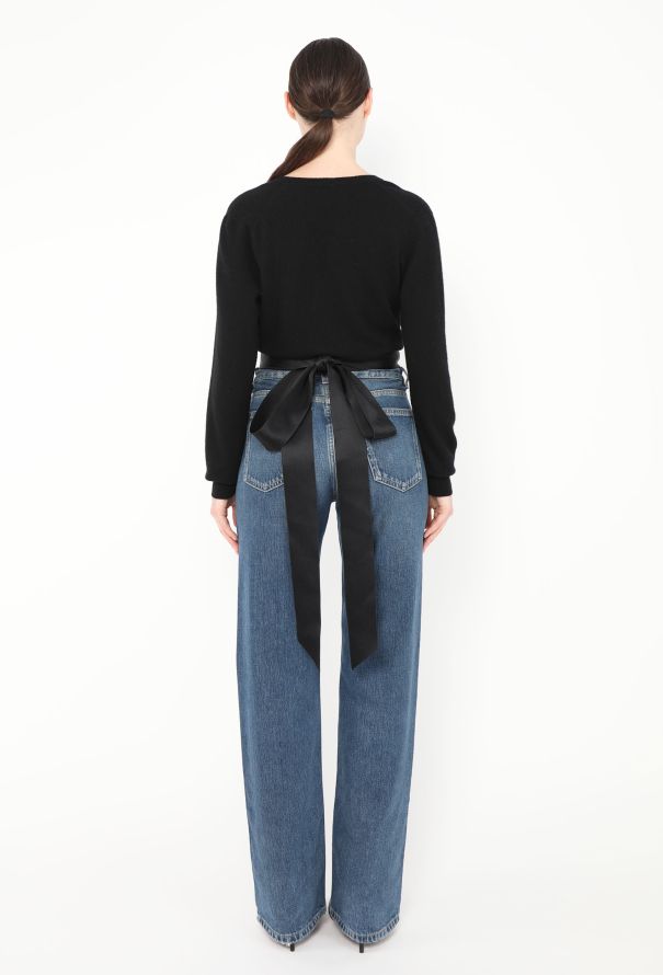 Chanel Vintage Cashmere Wrap Sweater - 3
